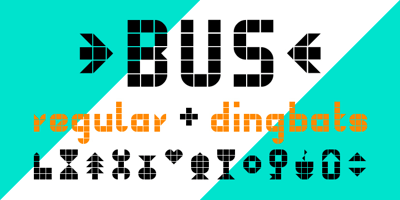 Font visual image of Bus