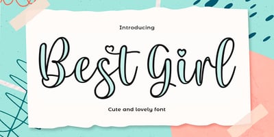 Font visual image of Best Girl