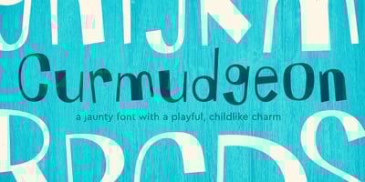 Font visual image of Curmudgeon