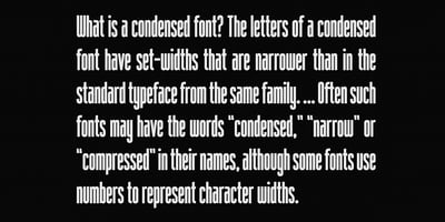 font