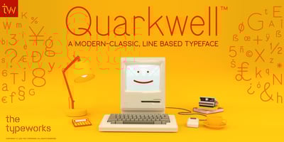 Font visual image of Quarkwell