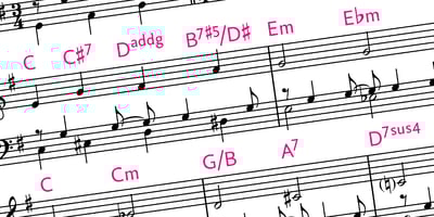 Font visual image of Chord Symbols