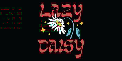Font visual image of Lazy Daisy