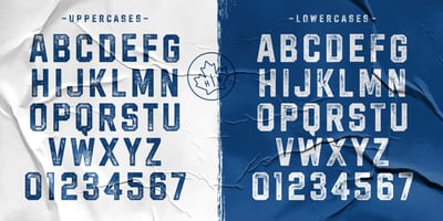 Font visual image of Hockeynight Sans Rough