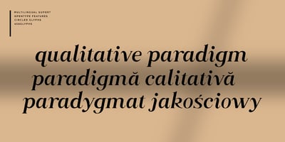 Font visual image of Along Serif BSC