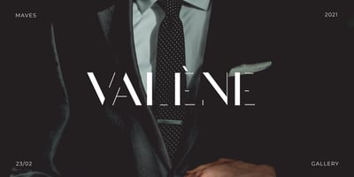 Font visual image of Maves