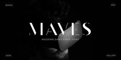 Font visual image of Maves