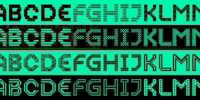 Font visual image of MultiType Gamer