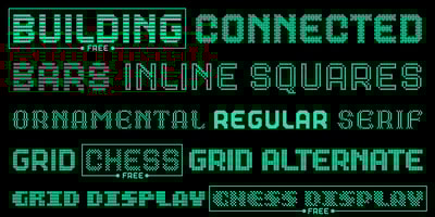 Font visual image of MultiType Gamer