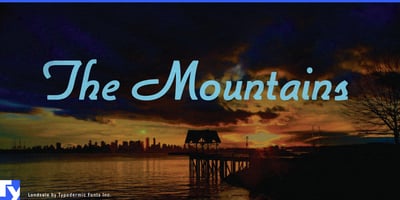 Font visual image of Lonsdale
