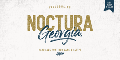 Font visual image of Noctura Georgia