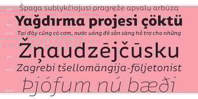 Font visual image of Ipsum Semi
