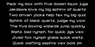 Font visual image of Blancs