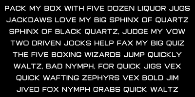 Font visual image of Blancs