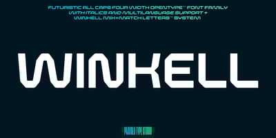 Font visual image of Winkell