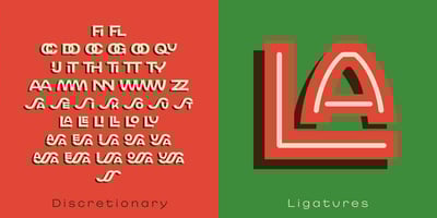 Font visual image of Babetta