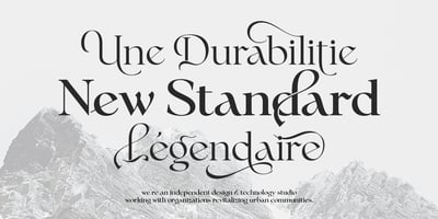 Font visual image of Bellagia Display