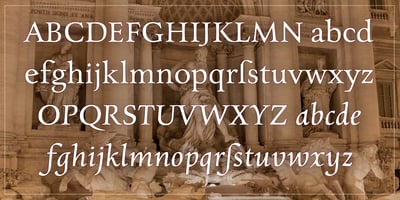 Font visual image of Charpentier Renaissance Pro
