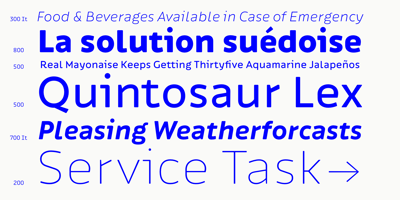 Font visual image of Ipsum Sans