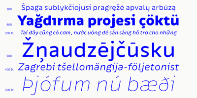 Font visual image of Ipsum Sans