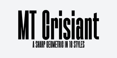 Font visual image of MT Crisiant