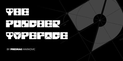 Font visual image of The PUNCHER