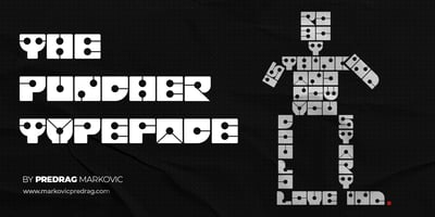 Font visual image of The PUNCHER