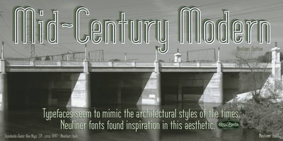 Font visual image of Neuliner
