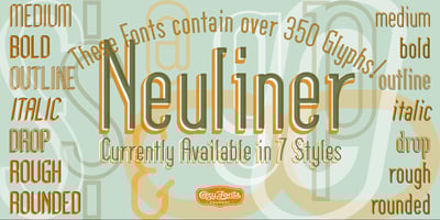 Font visual image of Neuliner