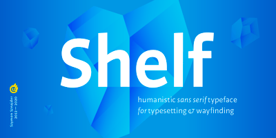 Font visual image of Shelf