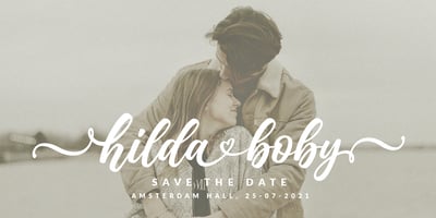 Font visual image of Love Craft