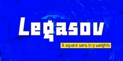 Font visual image of Legasov
