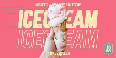 Font visual image of Basketto