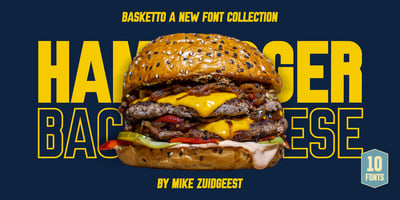 Font visual image of Basketto