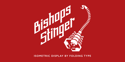 Font visual image of Bishops Stinger
