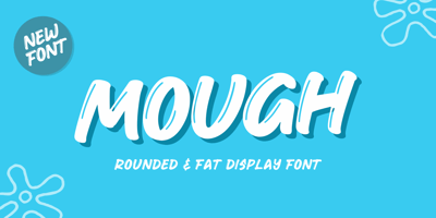 Font visual image of Mough