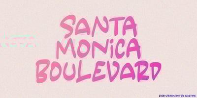 Font visual image of Every Friday
