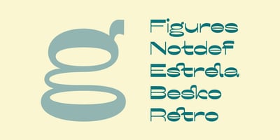 Font visual image of Gesto