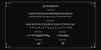 Font visual image of Mokgech