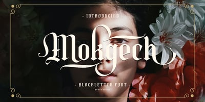 Font visual image of Mokgech