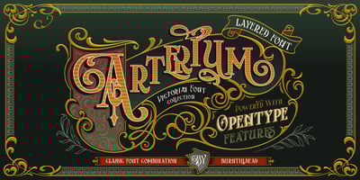 Font visual image of Arterium