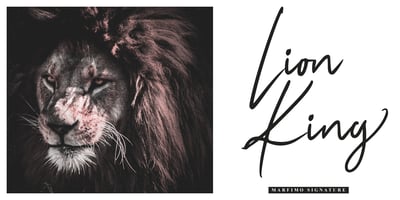 Font visual image of Marfimo Signature