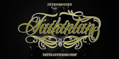 Font visual image of Faikinlan