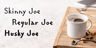 Font visual image of Regular Joe
