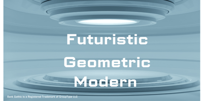 Font visual image of Bank Gothic&reg