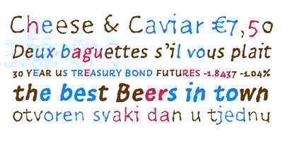 Font visual image of Six Minutes