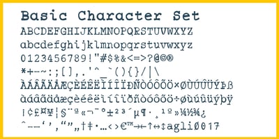 Font visual image of Trovoada Mono