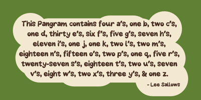 font