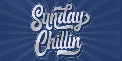 Font visual image of Sunday Chillin