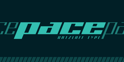 Font visual image of Pace